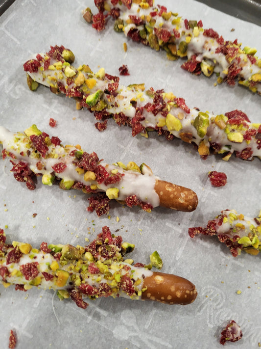 Pistachio Cranberry Pretzels - Dozen