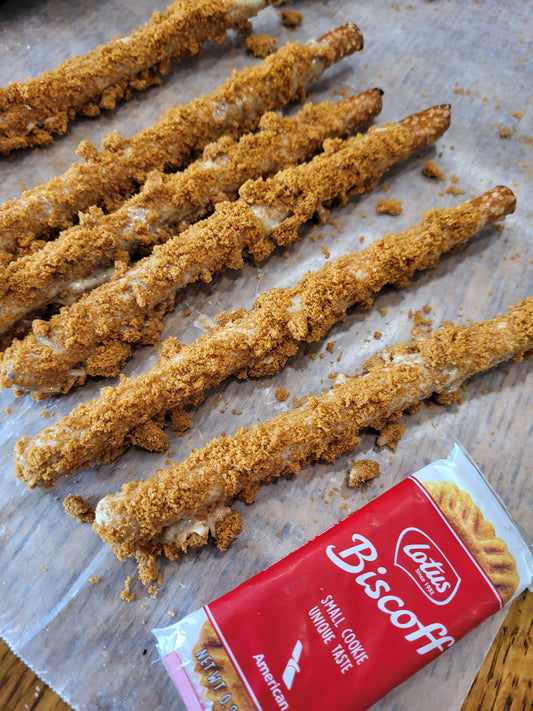 Biscoff Pretzels - Dozen